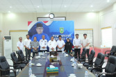 Bawaslu Riau Audiensi dengan Gubernur Edy Natar Nasution