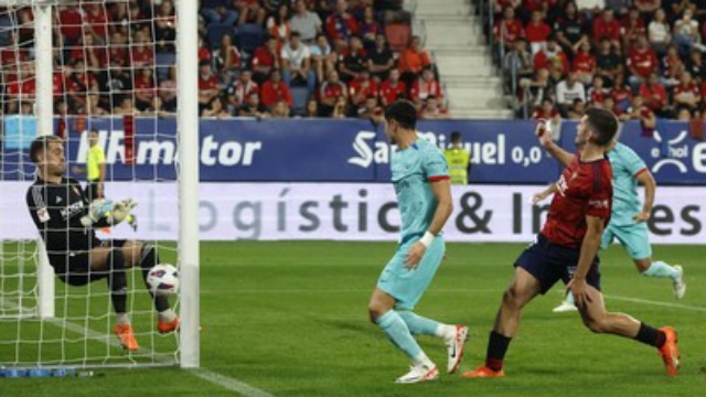 Barcelona Menang Dramatis 2-1 atas Osasuna di Liga Spanyol