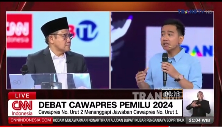 Gibran Rakabuming Raka Selepet Muhaimin Iskandar Terkait IKN