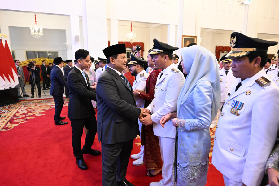 Presiden Prabowo Lantik Agung Nugroho-Markarius Anwar Sebagai Walikota-Wakil Walikota Pekanbaru