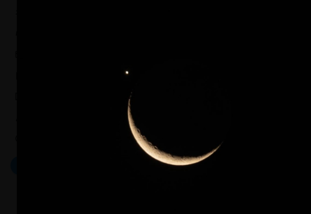 Bulan Sabit dan Venus Tampak Berdekatan, Kapan Fenomena Ini Terjadi Lagi?