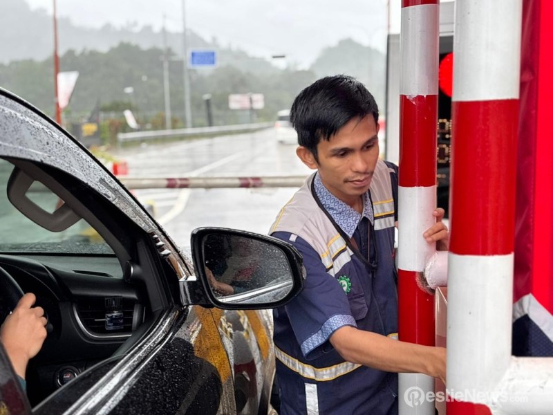 Sebanyak  136.612 Kendaraan Melitas Pada Arus Balik Nataru 2026 di Jalan Tol Trans Sumatera
