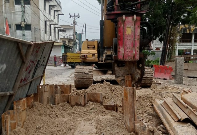 Perbaikan Jalan Rusak di Sekitar Proyek IPAL Pekanbaru Ditargetkan Rampung Bulan Ini