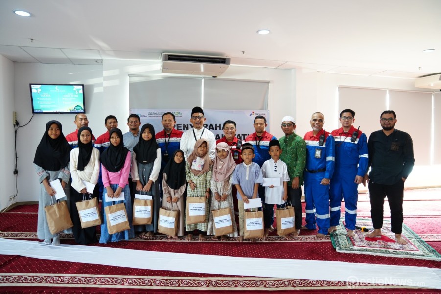 PT KPI Kilang Dumai Santuni Anak Yatim