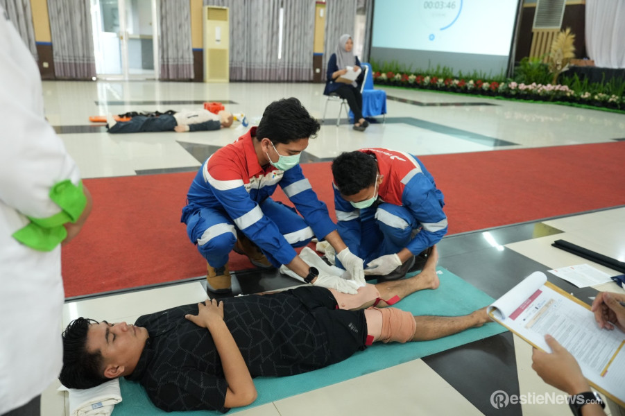 PT KPI Kilang Dumai Gelar First Aider Competition dan Razia Disiplin Lalu Lintas