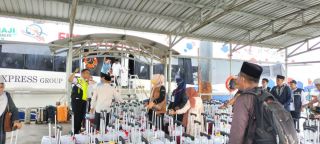 Sambut Jemaah Haji Asal Bengkalis dan Dumai, Ini yang Disampaikan Kakanwil Kemenag Riau