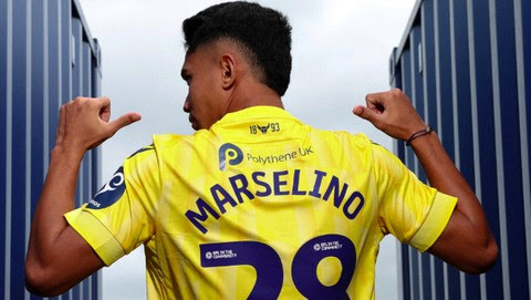Potret Marselino Ferdinan Berseragam Oxford United