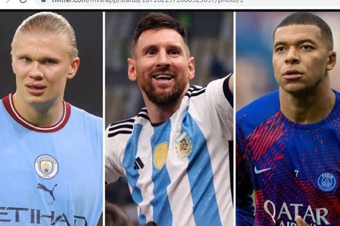 Messi, Halland, dan Mbappe Masuk Nominasi Pemain Terbaik FIFA 2023