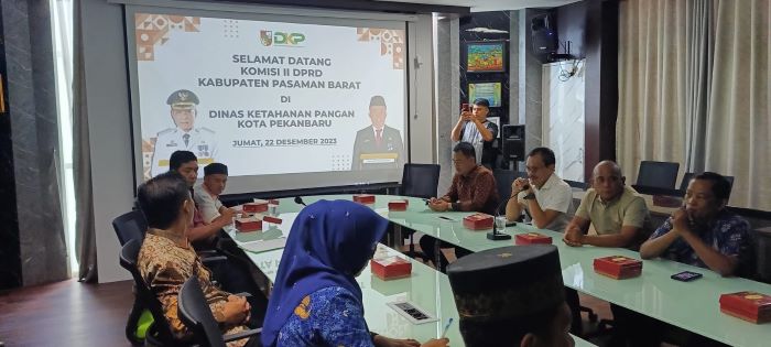 Kunjungan Kerja DPRD Kabupaten Pasaman Barat ke DKP Kota Pekanbaru
