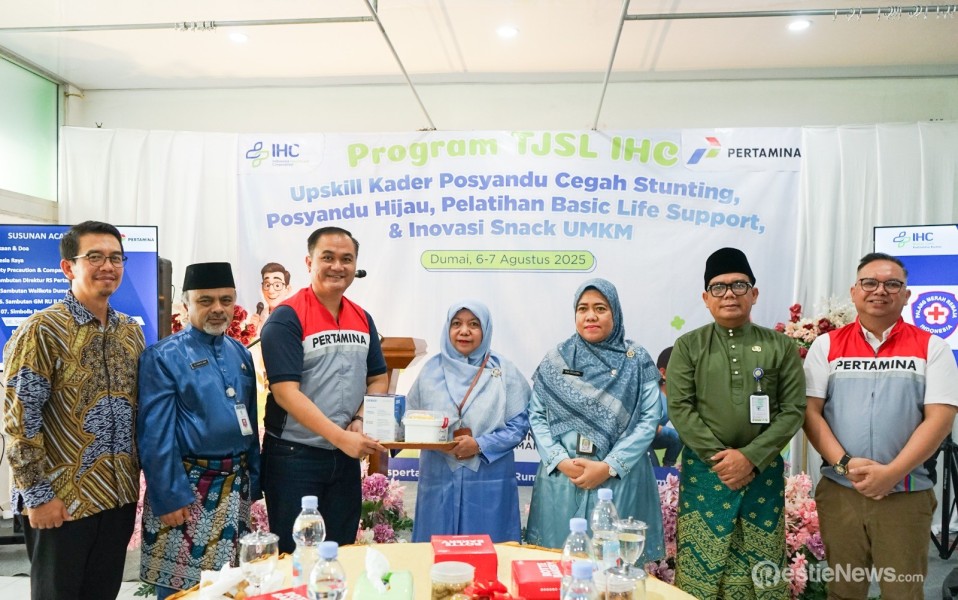PT KPI Unit Dumai dan Pertamina IHC Kolaborasi Berantas Stunting di Riau