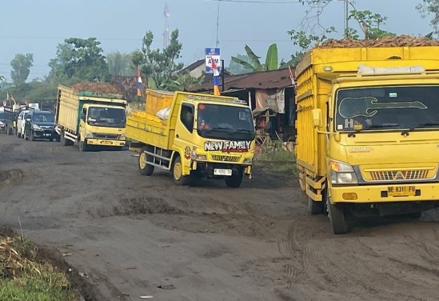 Diperbaiki Secara Kilat, Jalan di Lampung yang Akan Ditinjau Jokowi Kembali Rusak