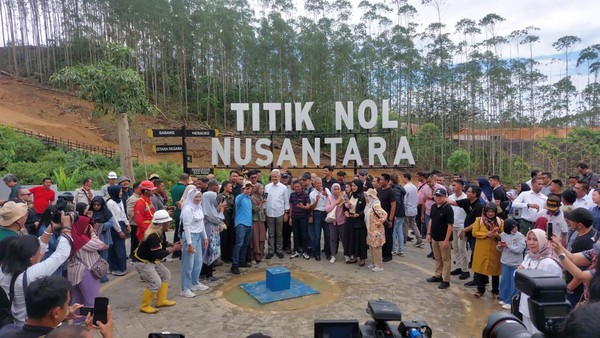 Ganjar Kunjungi Titik Nol IKN Nusantara