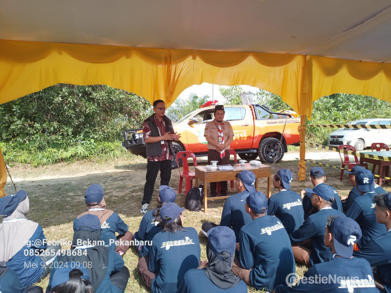Bawaslu Pekanbaru Sosialisasikan Saka Adhyasta Pemilu di Raimuna