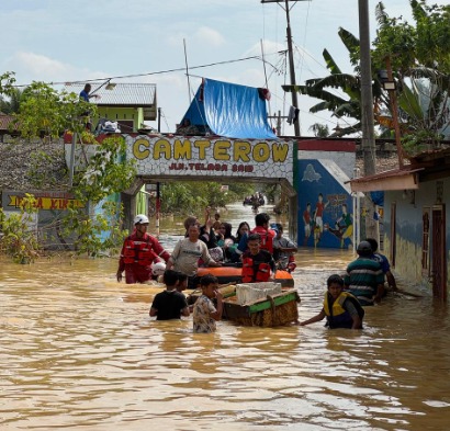 Kilang Pertamina Dumai dan Pangkalan Brandan Evakuasi Warga Terdampak Banjir Langkat