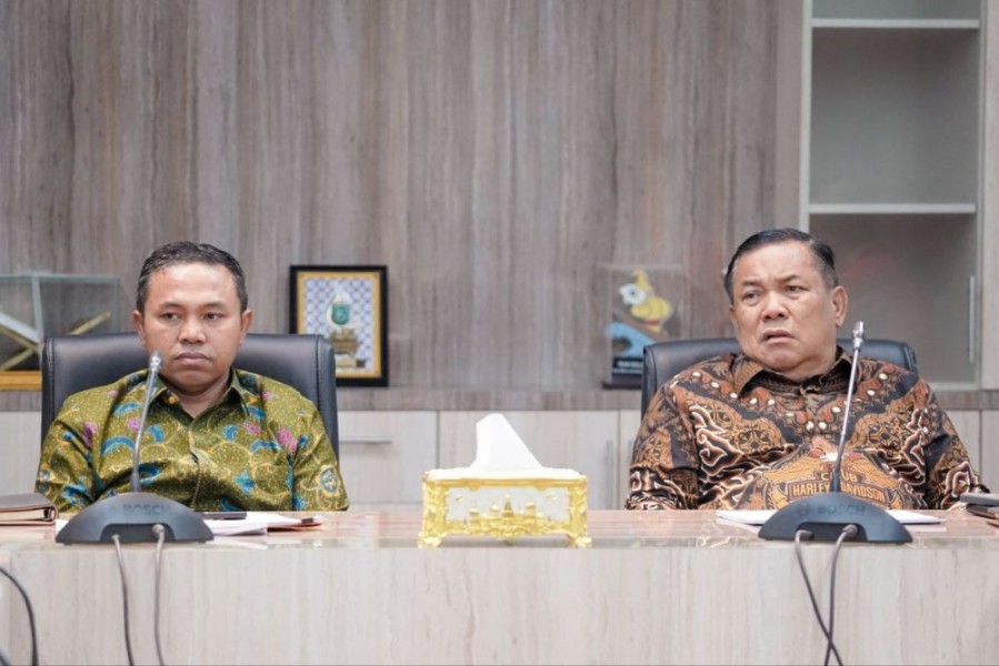 Gubri dan Wagubri Bersatu, Koordinasi Intensif Tangani Banjir Riau