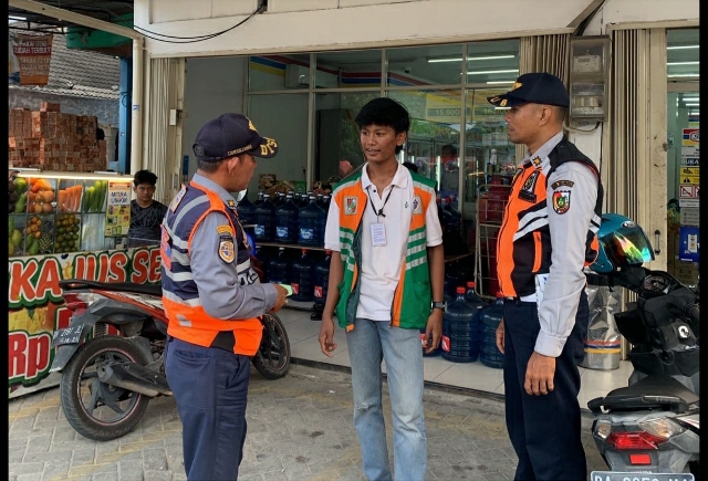 Jukir Kutip Tarif Parkir di SPBU Ditindak Dishub Pekanbaru