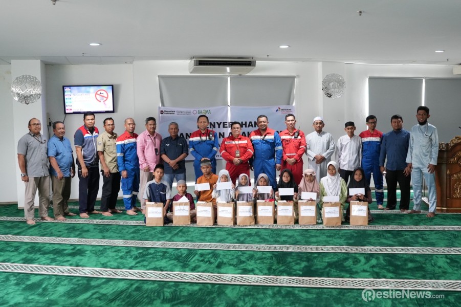 Kilang Pertamina Dumai Santuni Anak Yatim Ring 1 dan Doa Bersama