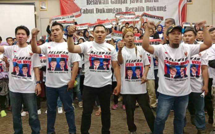 Relawan Satria NKRI Pindah Haluan Dukungan