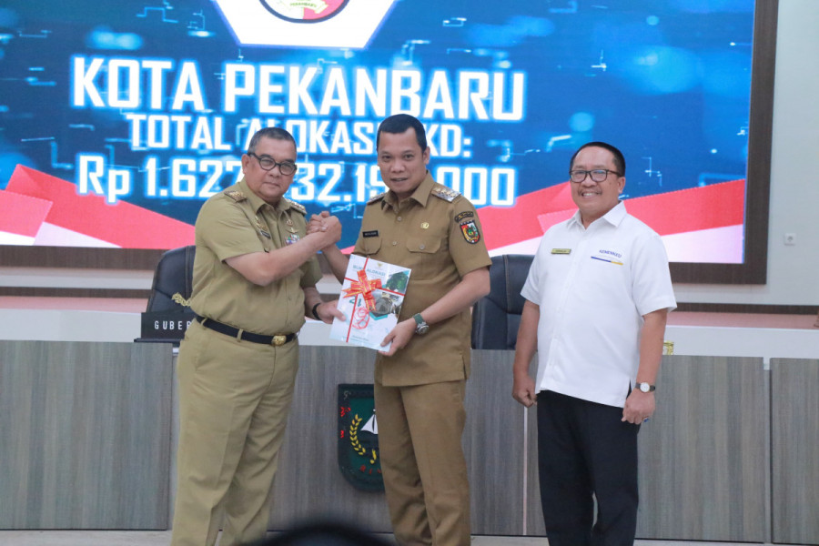 Pemko Pekanbaru Terima DIPA dan TKD 2024