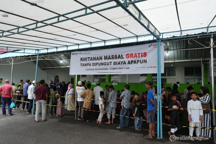 200 Anak Dumai Tersenyum Usai  Khitanan Massal Gratis Kilang Pertamina Dumai