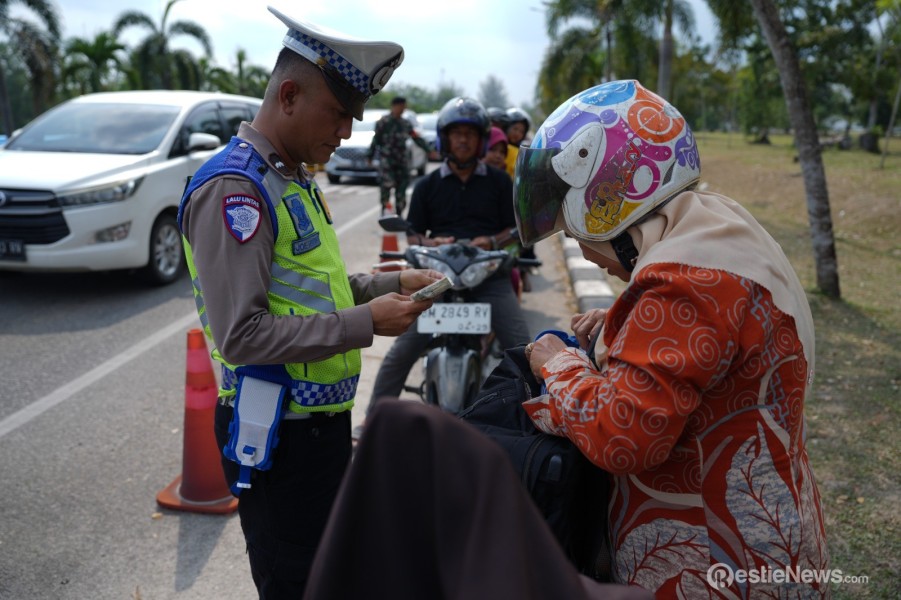 Kilang Pertamina Dumai Kolaborasi Polres Razia Gabungan di Perumahan Bukit Datuk
