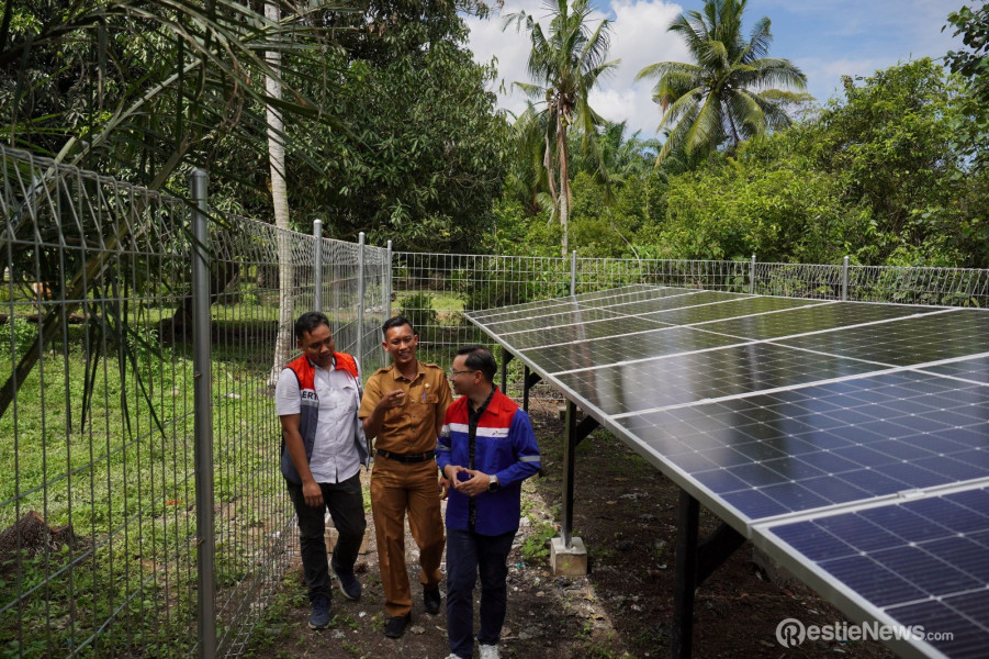 Program Bedelau Minapolitan PT KPI Kilang Dumai Olah Energi Matahari Jadi Listrik