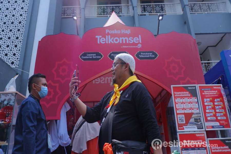 Telkomsel Penuhi Kebutuhan Internet Jemaah Haji