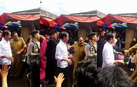 Viral Video Bupati Bengkulu Utara Ditarik Paksa Saat Dampingi Jokowi, Ini Tanggapannya