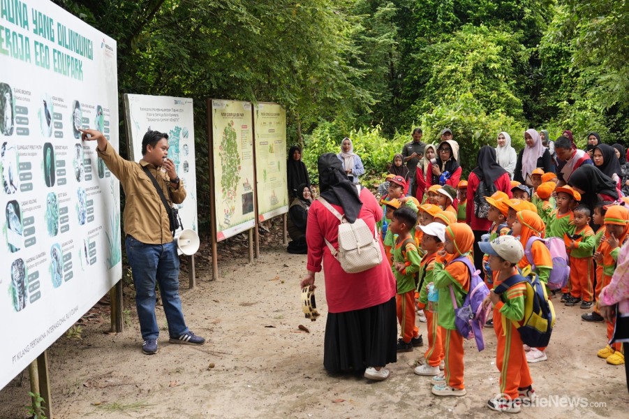 Kilang Pertamina Dumai Ajak TK Alfaduta  Jelajah Patra Seroja Eco-Edupark