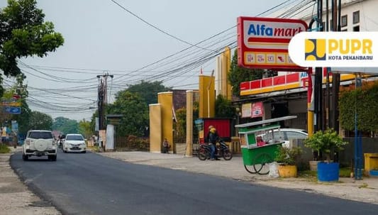 PUPR Pekanbaru Tuntas Overlay 14 Ruas Jalan