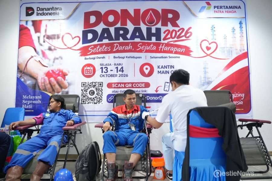 Pertamina Patra Niaga Kilang Dumai Sumbang 600 Kantong Darah