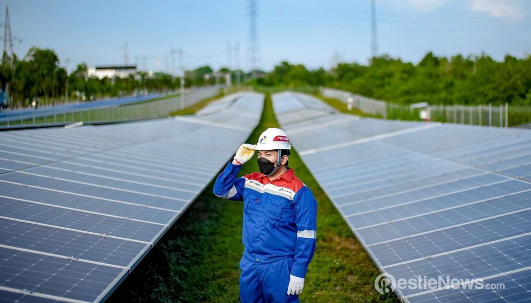 Kilang Pertamina Dumai Resmikan PLTS Bukit Datuk